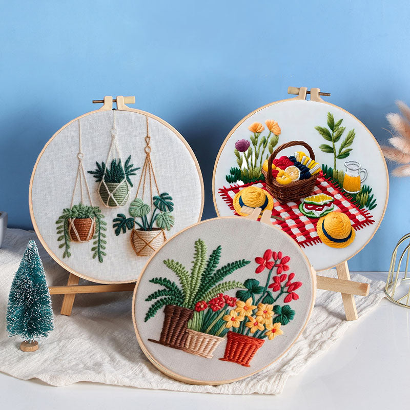 Botanical Home Embroidery Kit