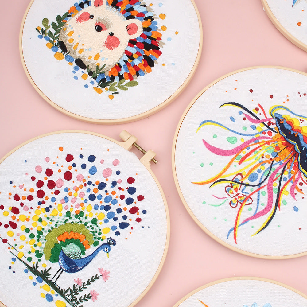 Whimsical Animal & Marine Collection  -Themed DIY Embroidery Kits
