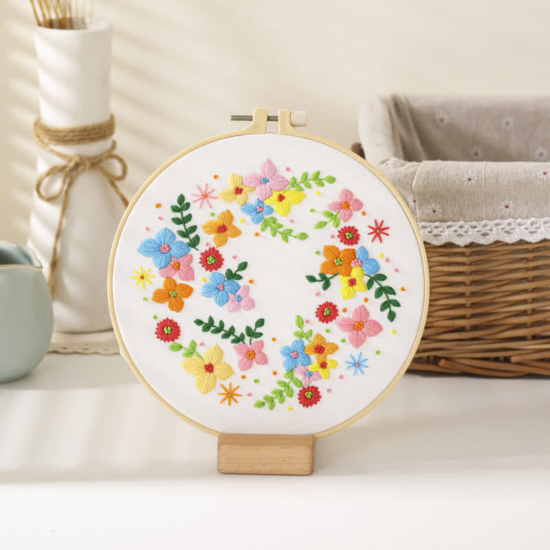 Rubbyoo Embroidery Kit - Flower Bouquet
