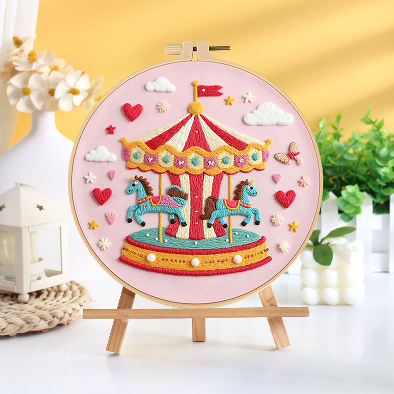 Carousel - Themed DIY Embroidery Kits