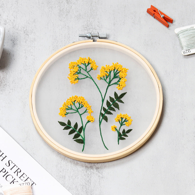 Elegant Flower Series DIY Embroidery Kits