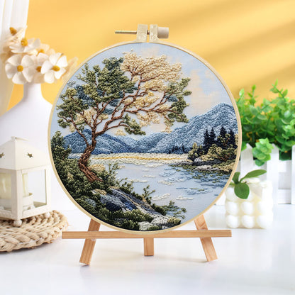 Oriental Landscape Embroidery Kit