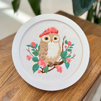 Whimsical Owl - Themed DIY Embroidery Kits