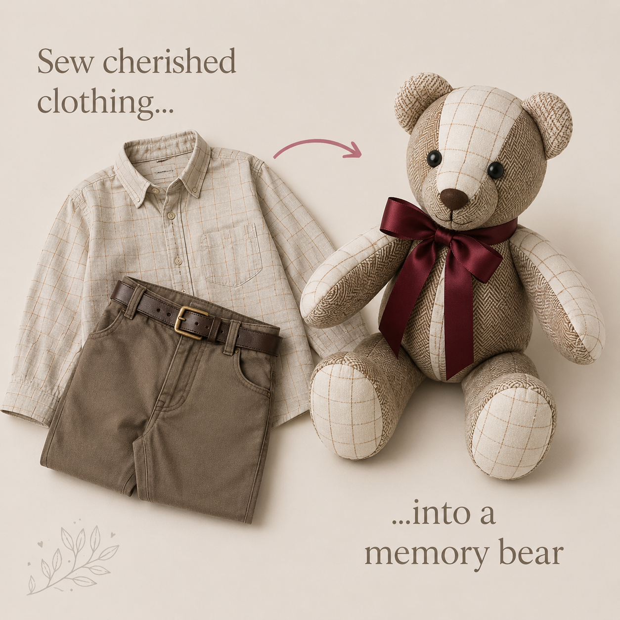 🔥50% OFF Limited Time Offer - Keepsakes made from family clothing - Acrylic Sewing Template (With Tutorial)