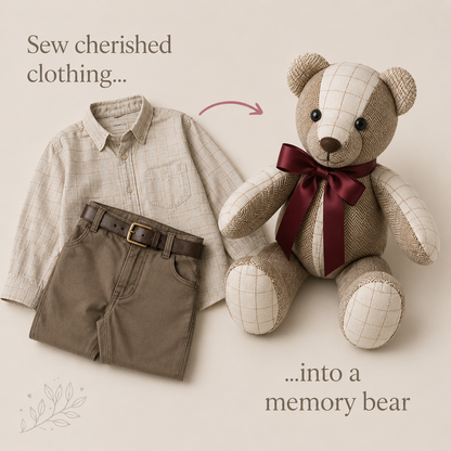 🔥50% OFF Limited Time Offer - Keepsakes made from family clothing - Acrylic Sewing Template (With Tutorial)