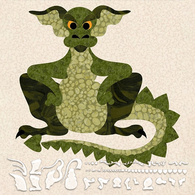 Dragon Template Ruler Set-With PDF and Instructions