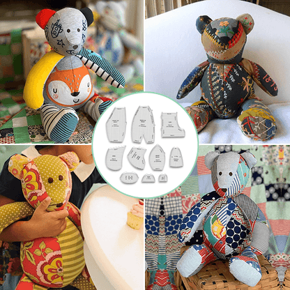 🔥50% OFF Limited Time Offer - Keepsakes made from family clothing - Acrylic Sewing Template (With Tutorial)