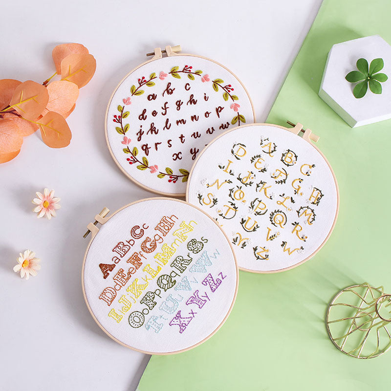 Embroidery A-Z Stitches Learner Kits for Beginner
