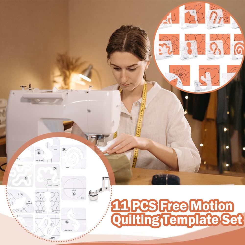 🥰 2025 Hot Sale Free-Motion Garment Ruler Set (11 PCS)+ Foot attachment