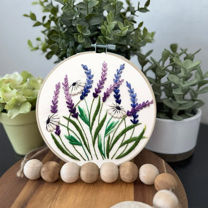 Rubbyoo Embroidery Kit - Floral Diy Craft Kits