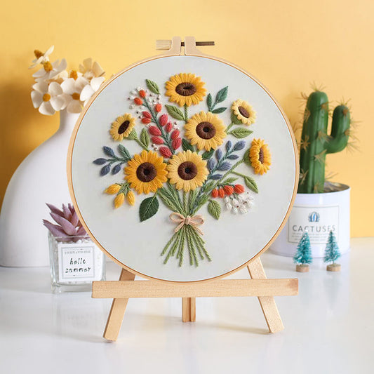 Sunflower Sunshine - Themed DIY Embroidery Kits