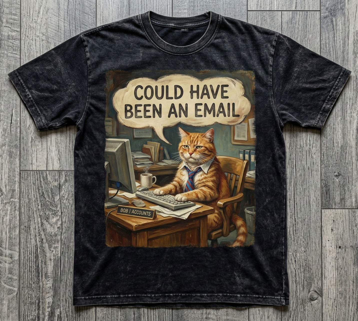 Cat Sends Email T-Shirt