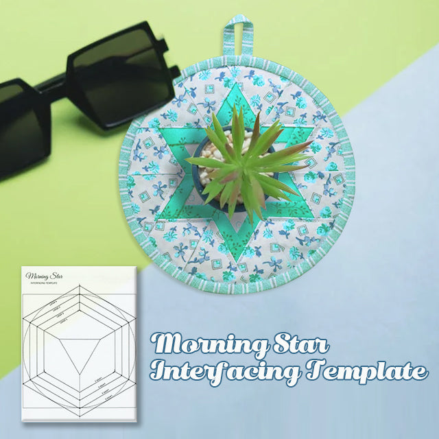 Morning Star Interfacing Template- With Instructions