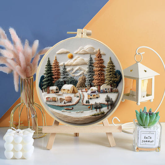 Coastal Scenery Embroidery Kit