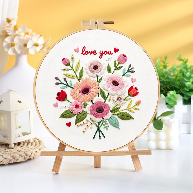 Heart And Bloom - Themed DIY Embroidery Kits