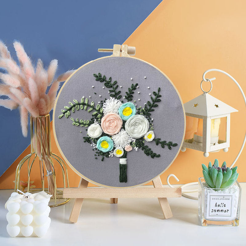 Blooming Bouquet Embroidery Kit