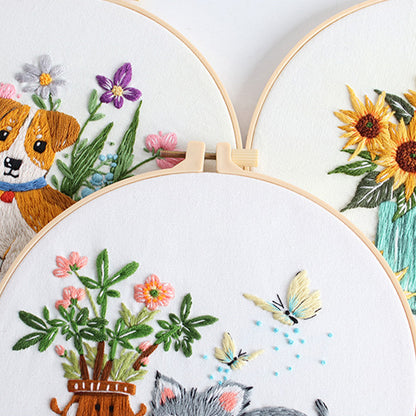 Puppy Love Embroidery Kit: Embark on an Adorable Stitching Journey
