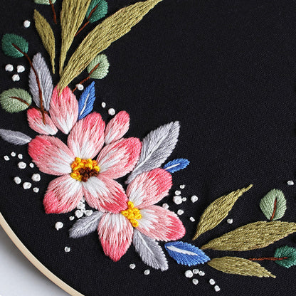 Floral Whispers Embroidery Kit: Let Every Bloom Tell a Story