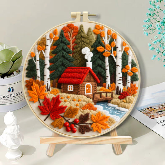Autumn Forest Embroidery Kit