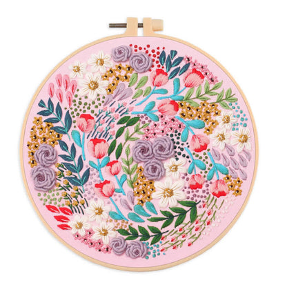 Rubbyoo Embroidery Kit - Flower Bouquet