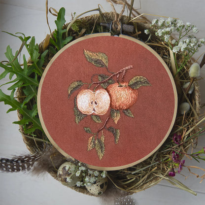 Rubbyoo Embroidery Kit-  Apple