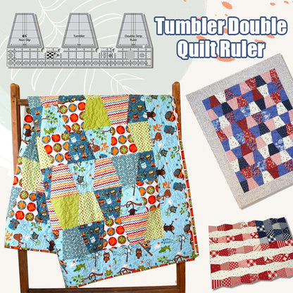 Tumbler Double Strip Ruler