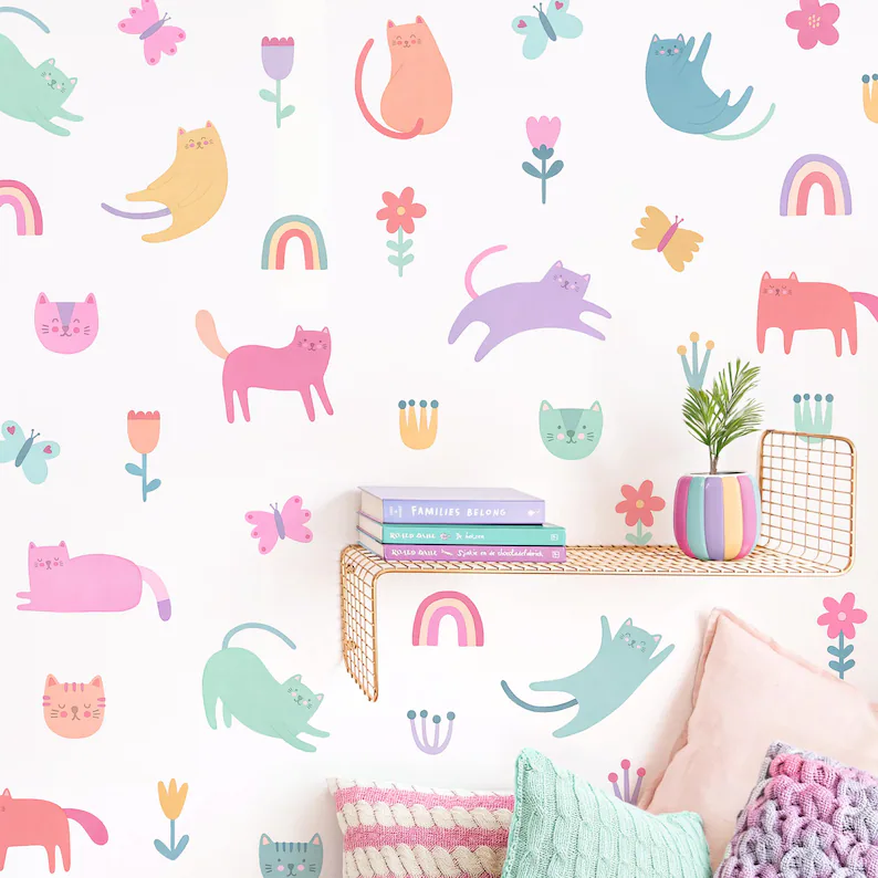 20 Sheets/Set Reusable and Removable Wall Stickers - Home Decoration