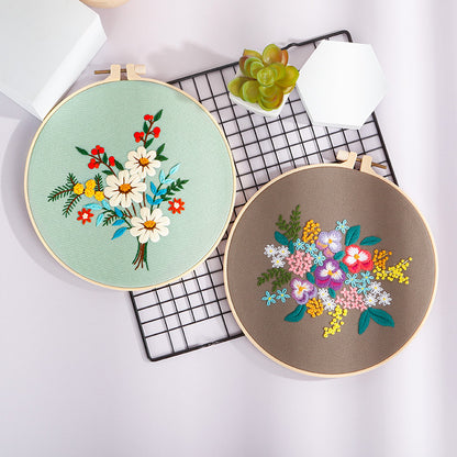 Blooming Botanicals Embroidery Kit: A Tribute to Nature’s Grace