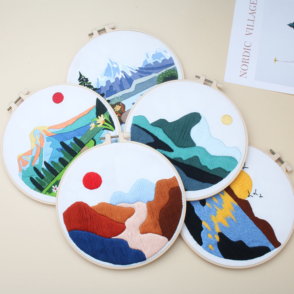 Landscape Collection  -Themed DIY Embroidery Kits