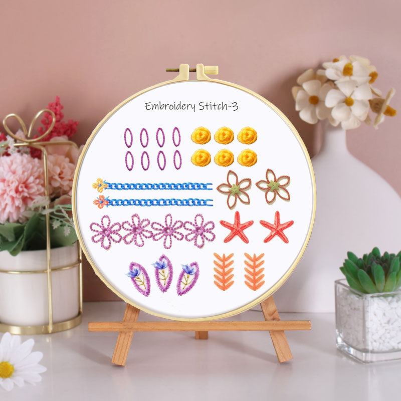 Beginner Kit for Embroidery Stitches