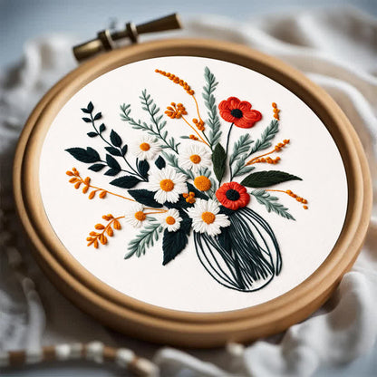 Rubbyoo Embroidery Kit - Plants