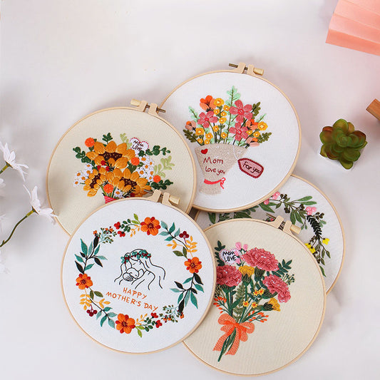 Mother's Day - Themed DIY Embroidery Kits