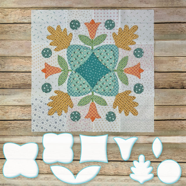 Prairie Meadow Sew Template Set - (With Instructions)