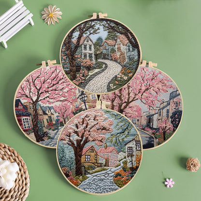Cherry Blossom Lane Embroidery Kit