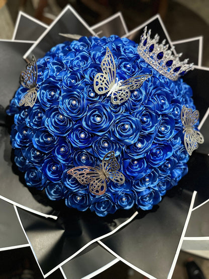 Eternal Roses - HandMade From Satin Ribbon(Never Wither)