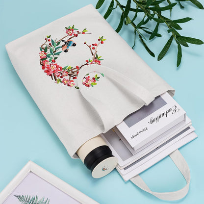 Spring Song Embroidery Canvas Bag: Embroider Your Unique Style