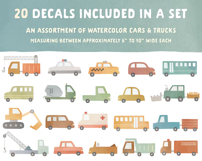 20 Sheets/Set Reusable and Removable Wall Stickers - Home Decoration
