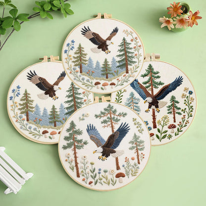 Eagle And Wilderness Embroidery Kit