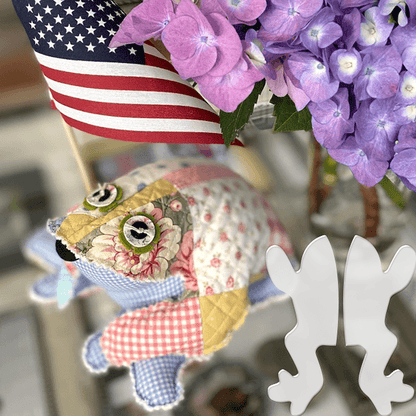 Stuffed Frog Toy Sewing Template Ruler Set - With Instructions