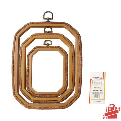 Faux Wood Embroidery Hoop Sets: Perfect for Your Crafting Needs!