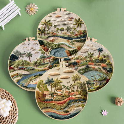 Tropical Vista Embroidery Kit
