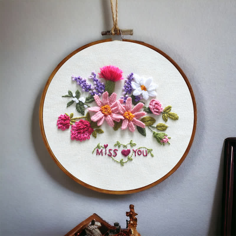 Rubbyoo Embroidery Kit - Miss You