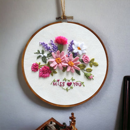 Rubbyoo Embroidery Kit - Miss You