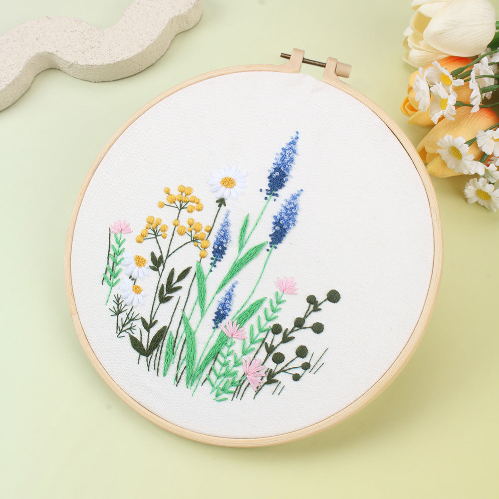 Wildflower Bouquet - Themed DIY Embroidery Kits