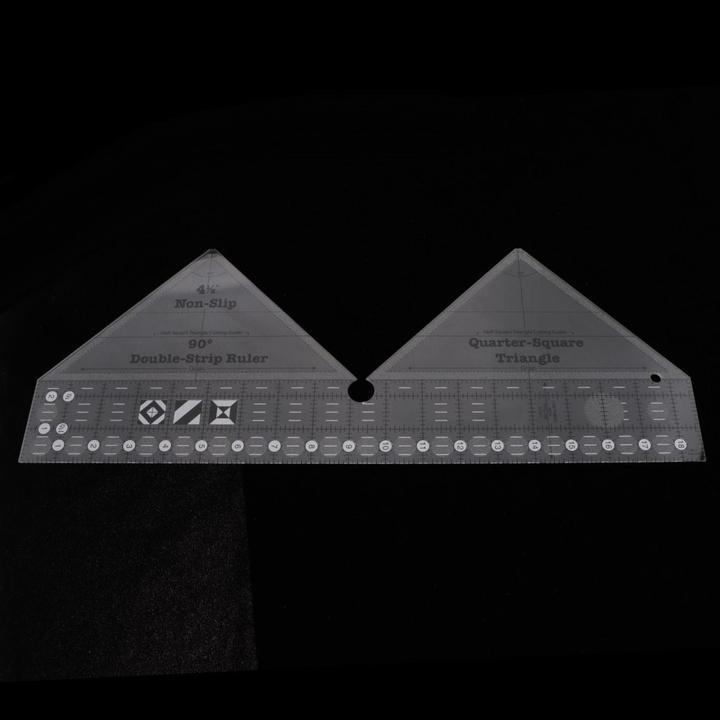 Ruler Non-Slip 90° Degree Double Strip