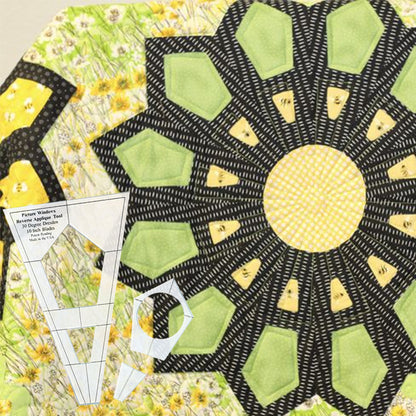 Dresden Patchwork Template - Windows Applique Ruler!