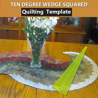 Spicy Spiral Table Runner Quilting Template Ruler