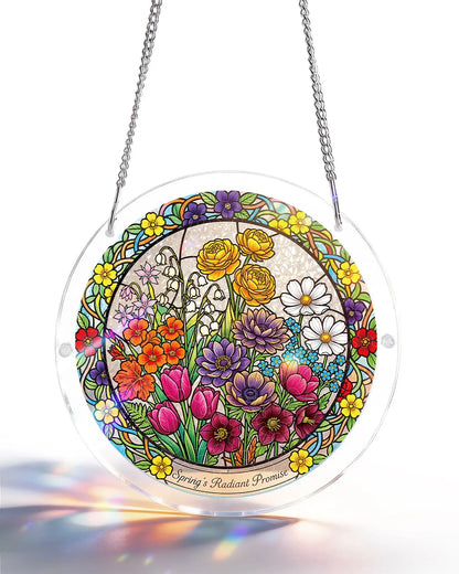 Acrylic Jigsaw Puzzle Suncatcher - Springâ€TMs Radiant Promise
