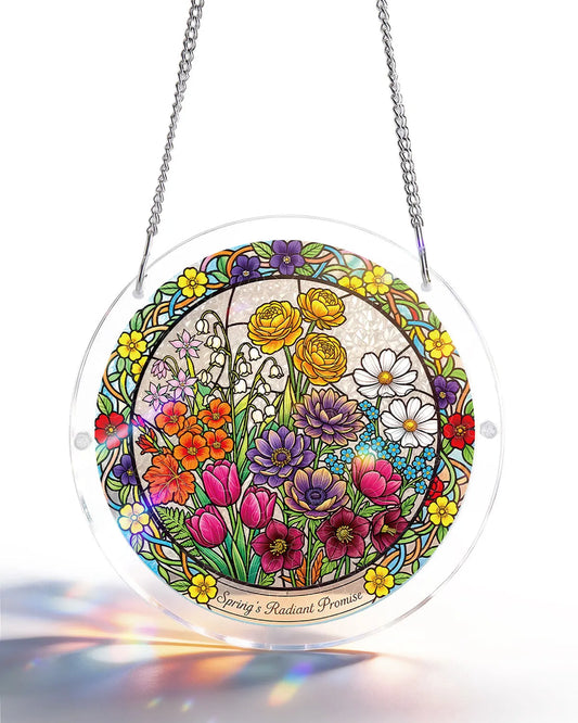 Acrylic Jigsaw Puzzle Suncatcher - Springâ€TMs Radiant Promise