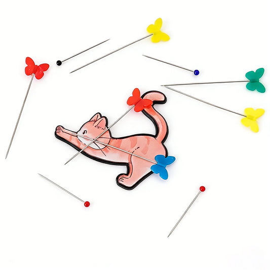 Cat-Shaped Magnetic Needle Minder: Your Crafting Companion